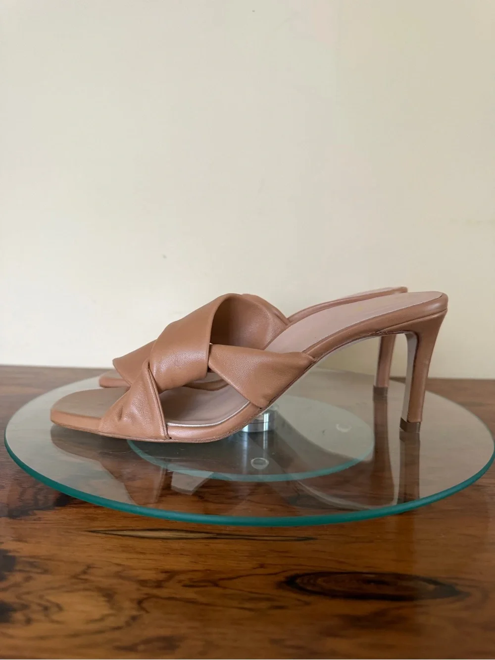 Inez Isa Heel slides in Cognac Nappa size 7 M